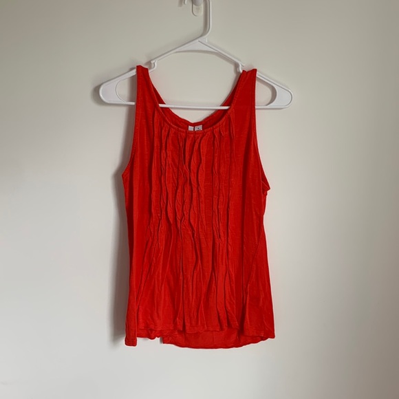 Red/orange ruffled tank - Picture 1 of 1